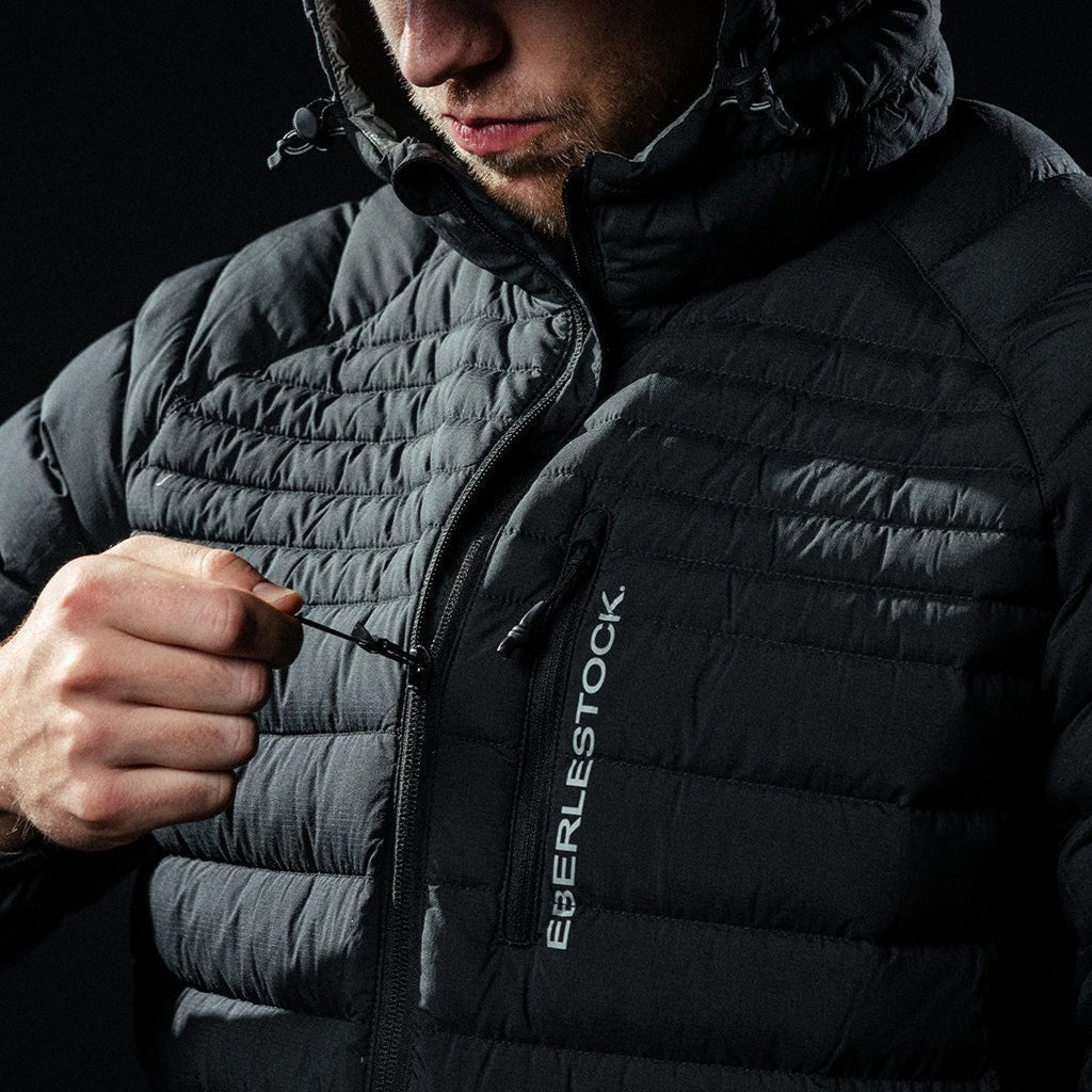 Eberlestock McCall Hooded Down Jacket - Lightweight Waterproof Winter Coat with Adjustable Hood & Waist for Men | Perfect for Hiking, Camping & Outdoor Adventures