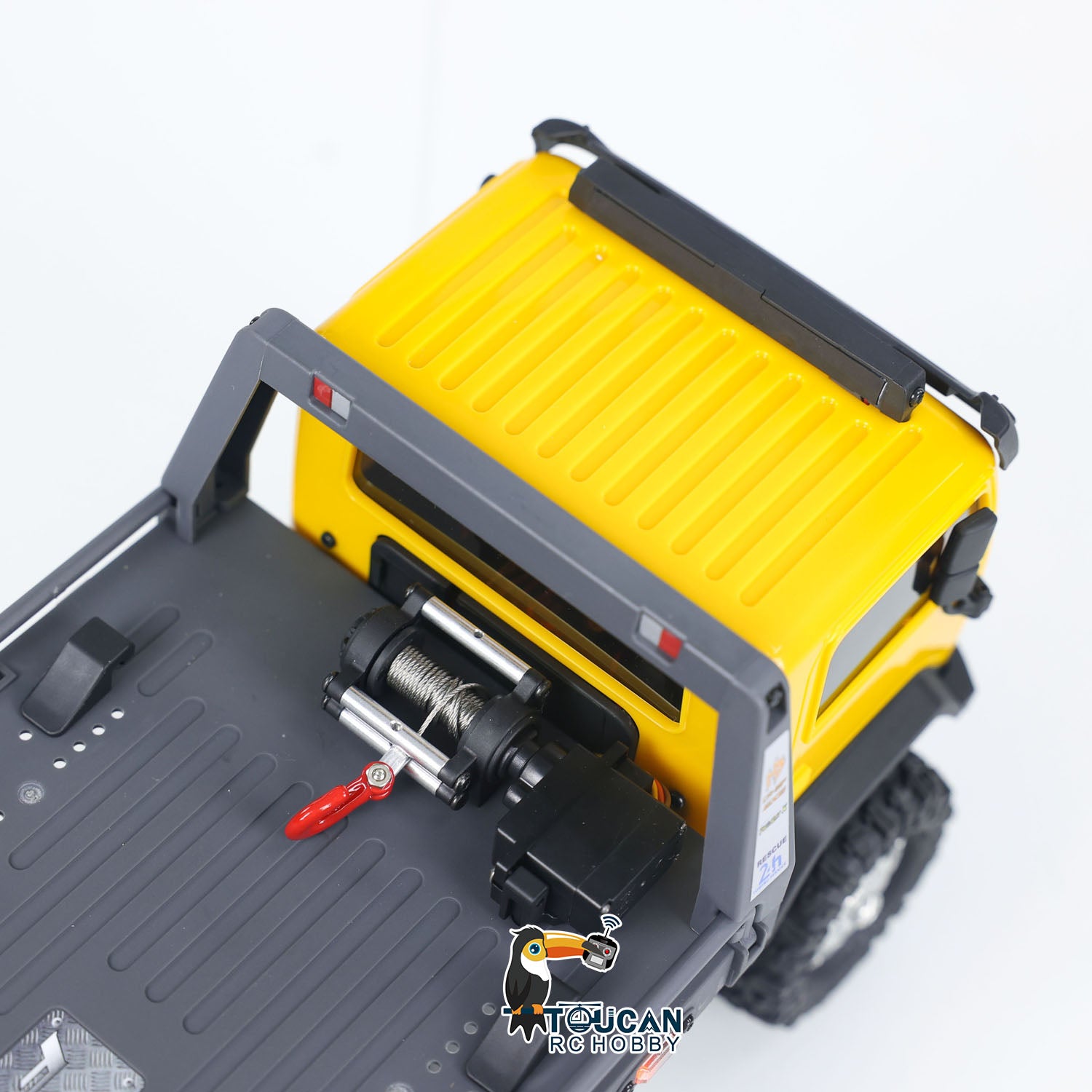1/18 Scale CR18P 6WD RC Rock Crawler - Remote Control Off-Road Truck with 2-Speed Transmission & LED Lights | Fast Free Shipping RTR Flatbed Trailer | Perfect for Trail Adventures, Backyard Crawling & Off-Road Racing