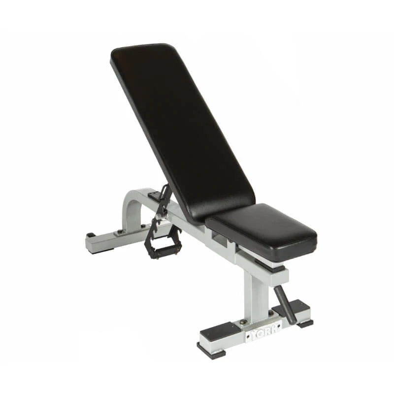 York ST Flat/Incline Weight Bench - Adjustable Home Gym Workout Bench for Strength Training, Dumbbell Exercises & Full Body Workouts - Perfect for Home Gym, Garage Fitness & Personal Training