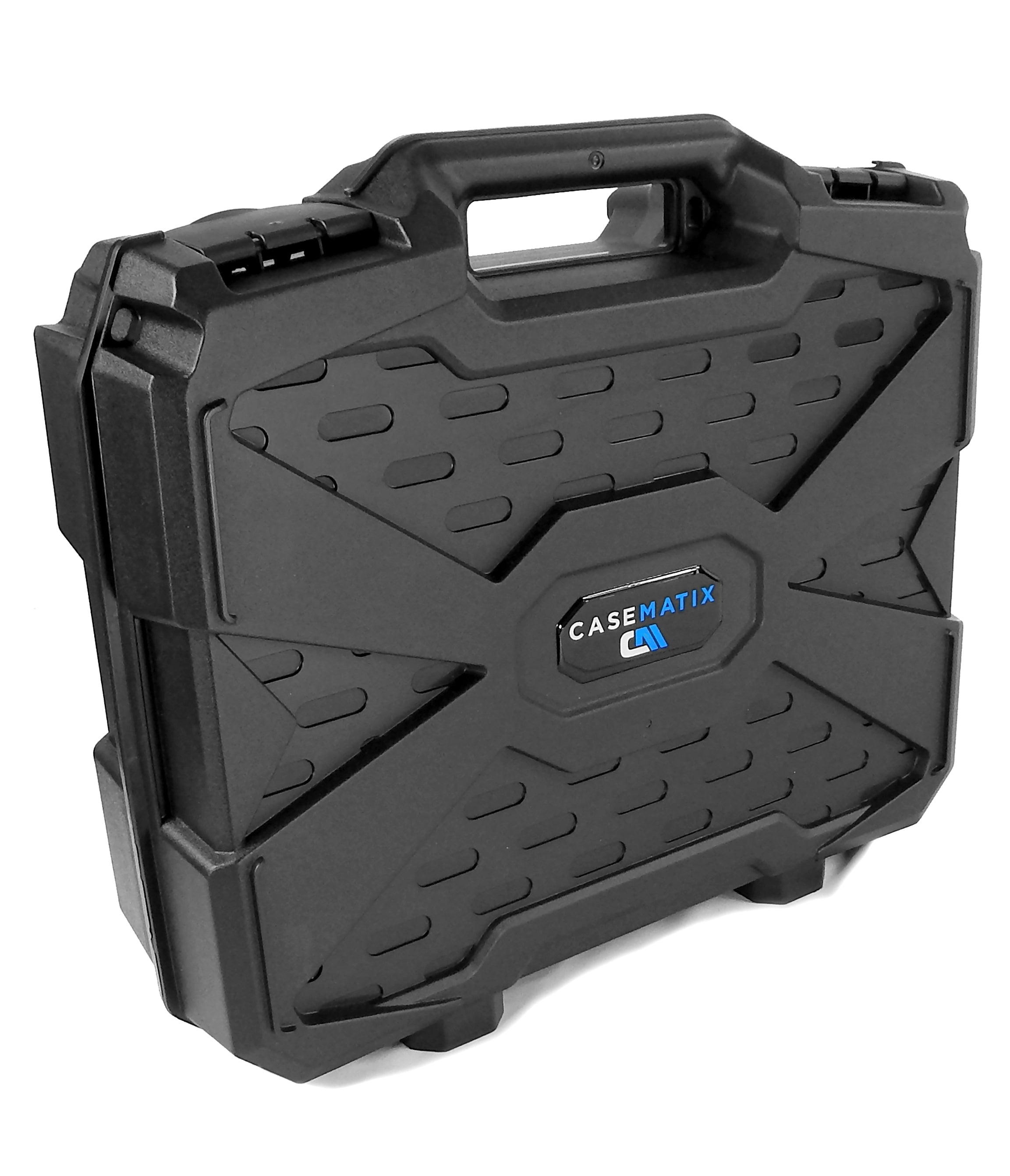 CASEMATIX Toploader Card Storage Case - Holds 450 Toploaders or 100 One Touch Holders, 12-Compartment Trading Card Organizer Box for Collectors | Perfect for Sports Cards, Pokemon & MTG Storage