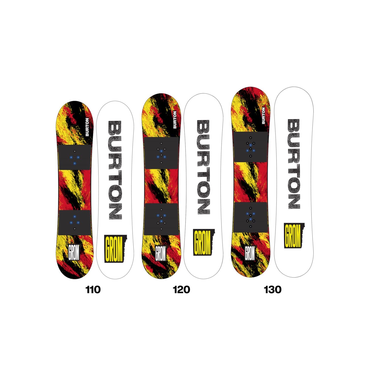 Burton Junior's Grom Snowboard 2025 - Kids & Youth Snowboard for Beginners - Perfect for Mountain Slopes & Snow Parks