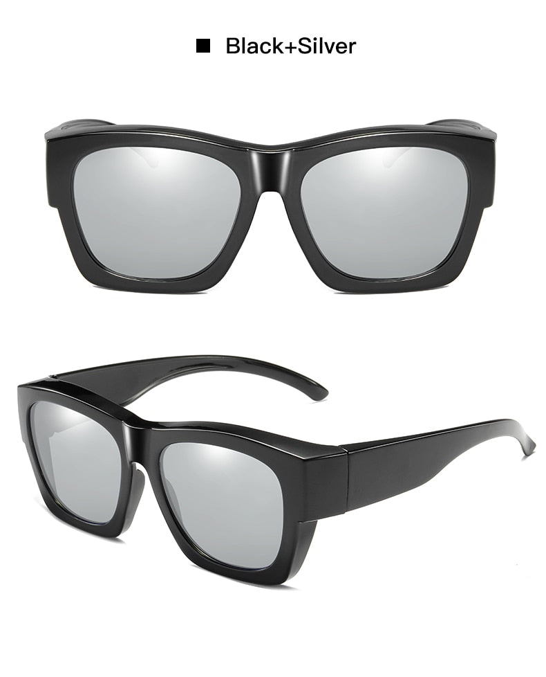 Aidien Unisex Square Full Rim Polarized Sunglasses S2020 - UV Protection, Lightweight & Stylish for Outdoor Activities, Driving, and Beach Vacations