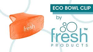 Eco-Friendly Toilet Bowl Air Freshener Clips 2.0 - Cotton Blossom Scent (6 Pack) | Long-Lasting Bathroom Freshener for Home & Office Use