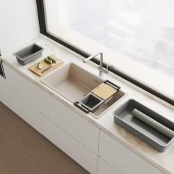 All In Universal Sink Accessory System AIUS300 by Franke - Premium Kitchen Organizer for Dishes, Utensils & Sponges - Perfect for Home, Restaurant & Commercial Use