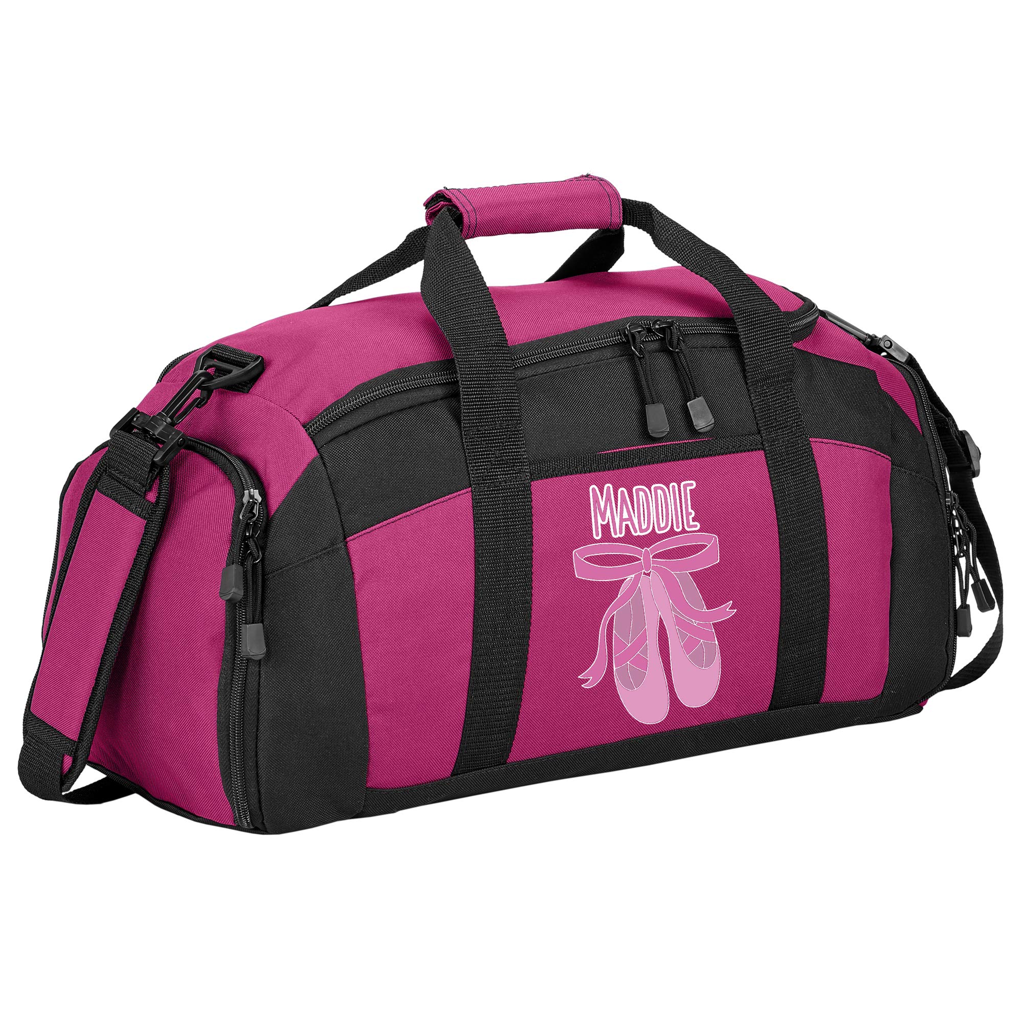 Personalized Dance Duffle Bag - Custom Monogrammed Gym Bag for Ballet, Jazz & Hip Hop Dancers | Perfect for Dance Classes, Competitions & Travel