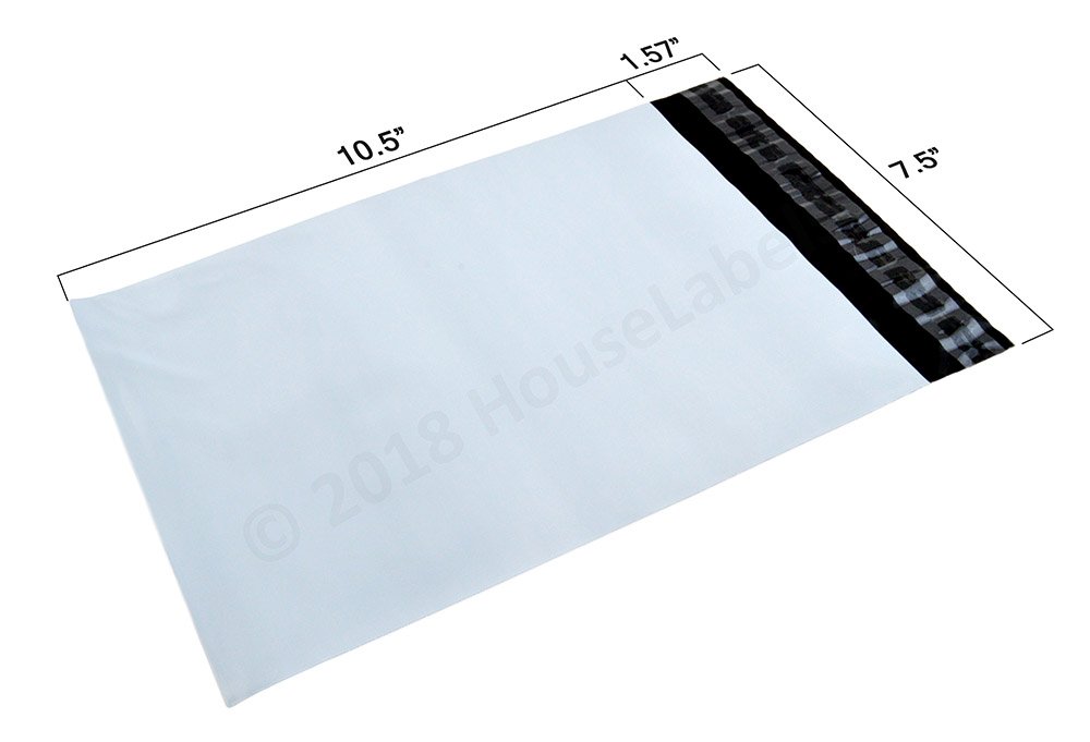2000 Pack 7.5x10.5 Inch Self-Sealing Poly Mailers - 2.35 Mil Thick Plastic Shipping Envelopes for Ecommerce, Mailing & Packaging | Perfect for Online Stores, Small Businesses & Home Shipping Needs