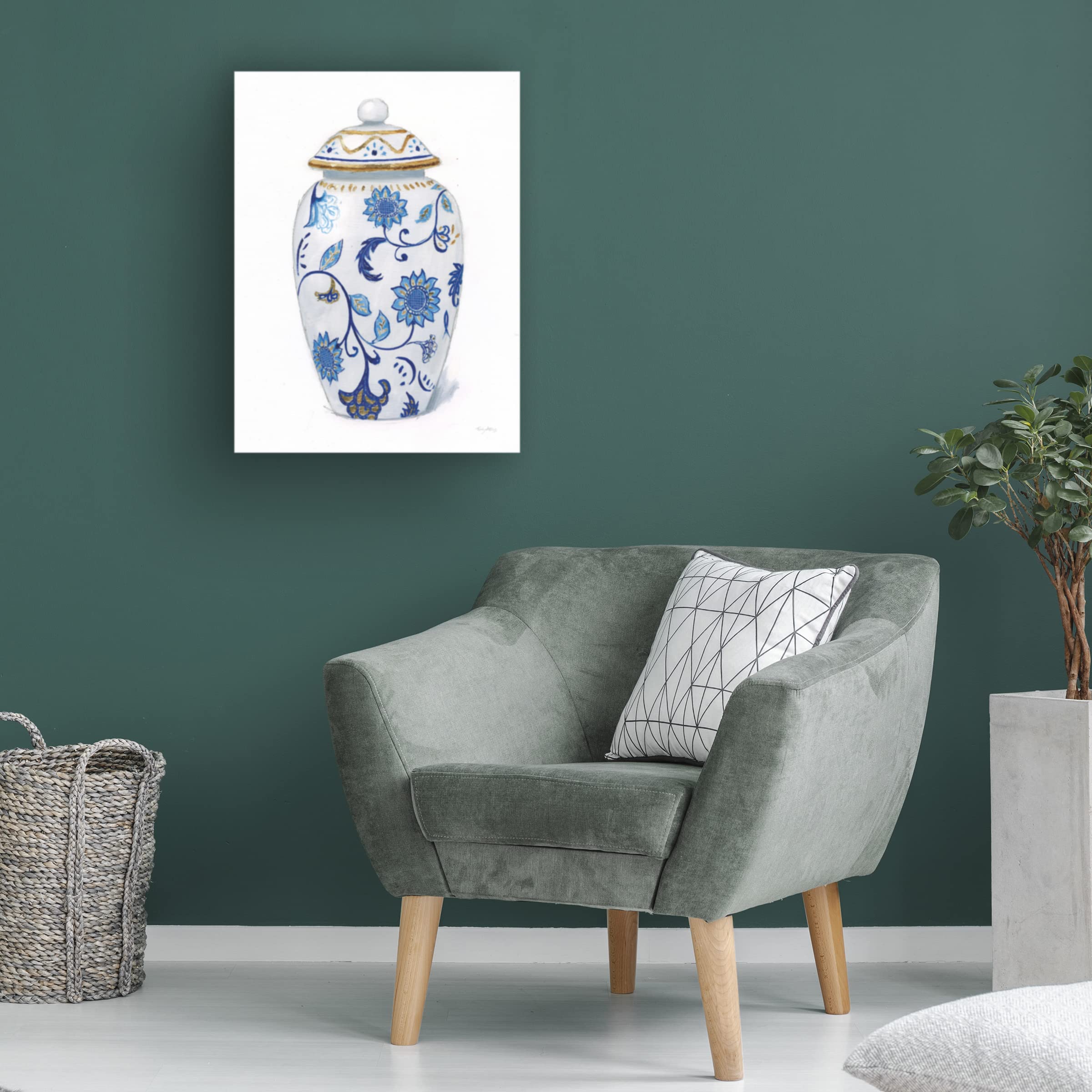 Trademark Fine Art 'Making Faces VIII' Canvas Art by Melissa Averinos - Modern Abstract Wall Decor for Living Room, Bedroom & Office