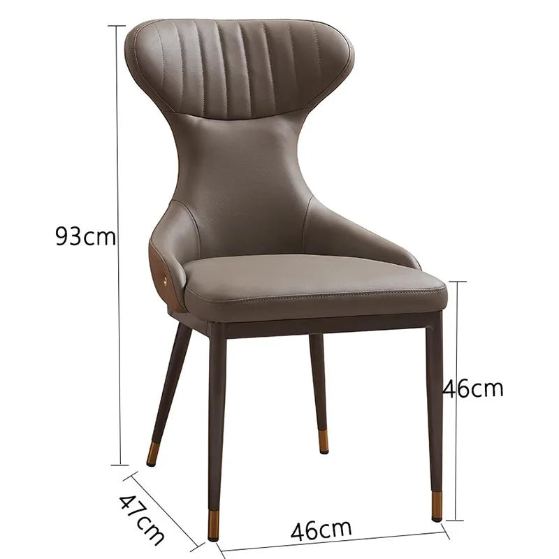 Mid Century Modern Kitchen Chair - Stylish Retro Dining Chairs for Home & Restaurant - Perfect for Breakfast Nook, Dining Room, and Cafe Decor