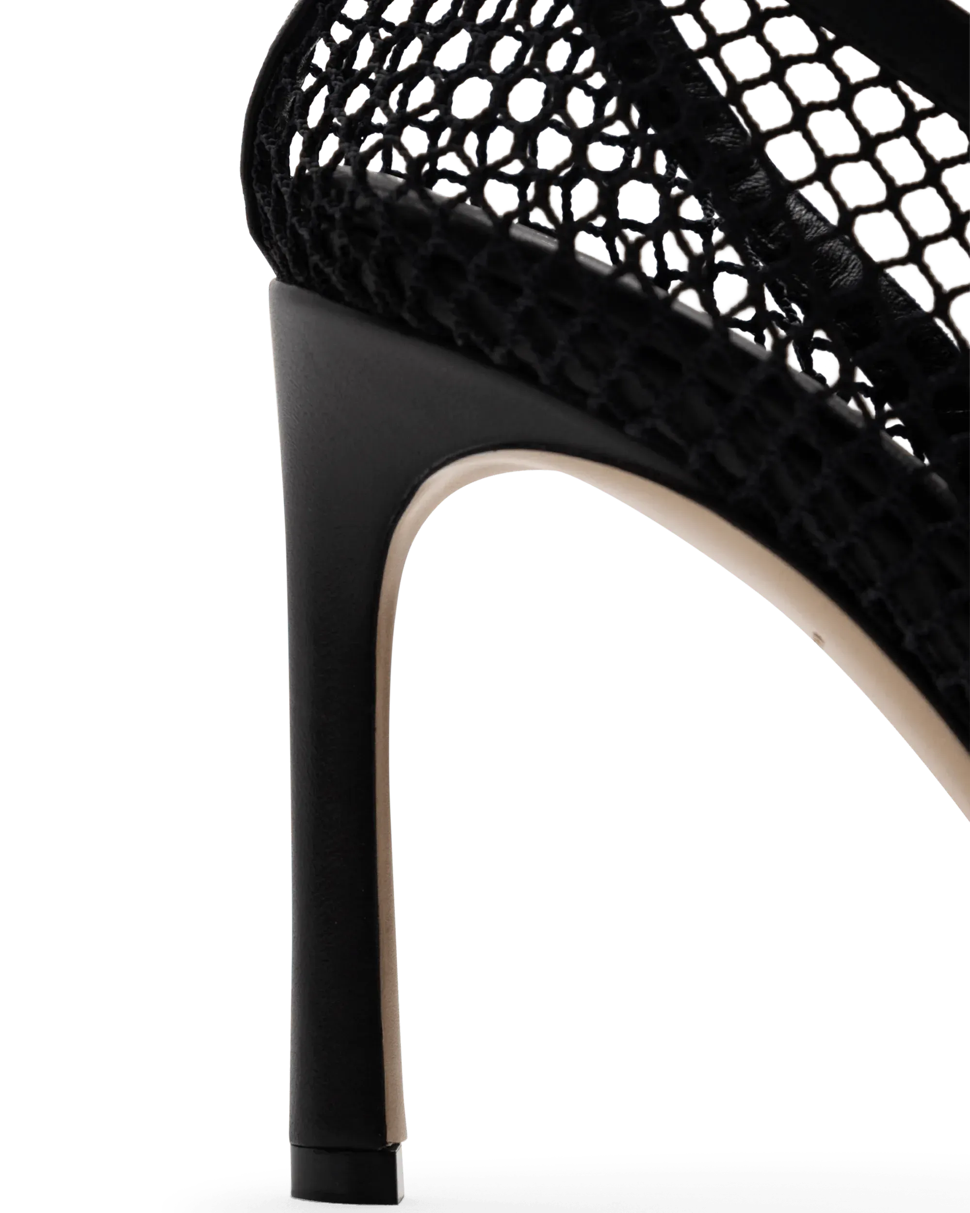 Elegant Mesh Ankle Strap Heels for Women - Comfortable High Heel Sandals with Adjustable Buckle - Perfect for Weddings, Parties & Evening Events
