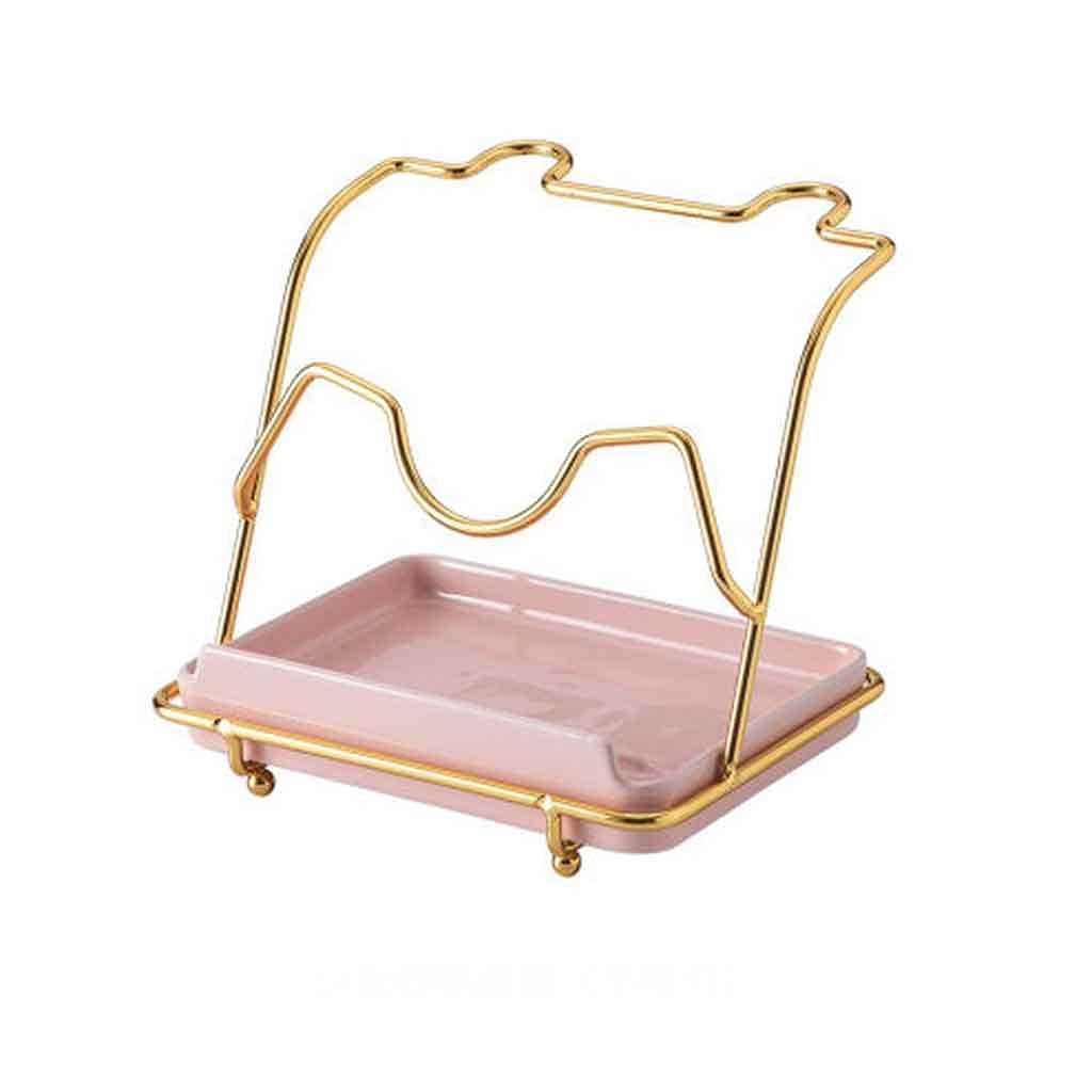 **XJJZS Kitchen Pot Cover Rack Organizer - Pot Lid Shelf, Cooking Storage for Spoons, Spatulas & Ladles, Cookbook Stand - Space-Saving Home Accessories (Pink, Style A) - Perfect for Small Kitchens & Organized Cooking**