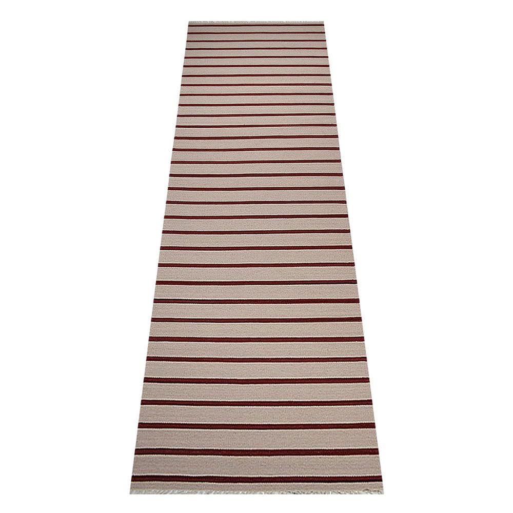 Handwoven Flat Weave Kilim Wool Eco-Friendly Area Rug - 2'6