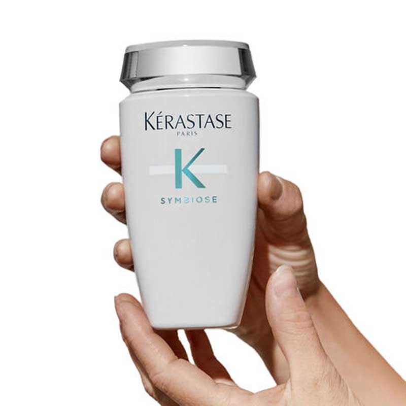 Kérastase Symbiose Moisturizing Anti-Dandruff Cellular Shampoo for Dry & Sensitive Scalp - Gentle Daily Hair Care for Flaky Scalp Relief