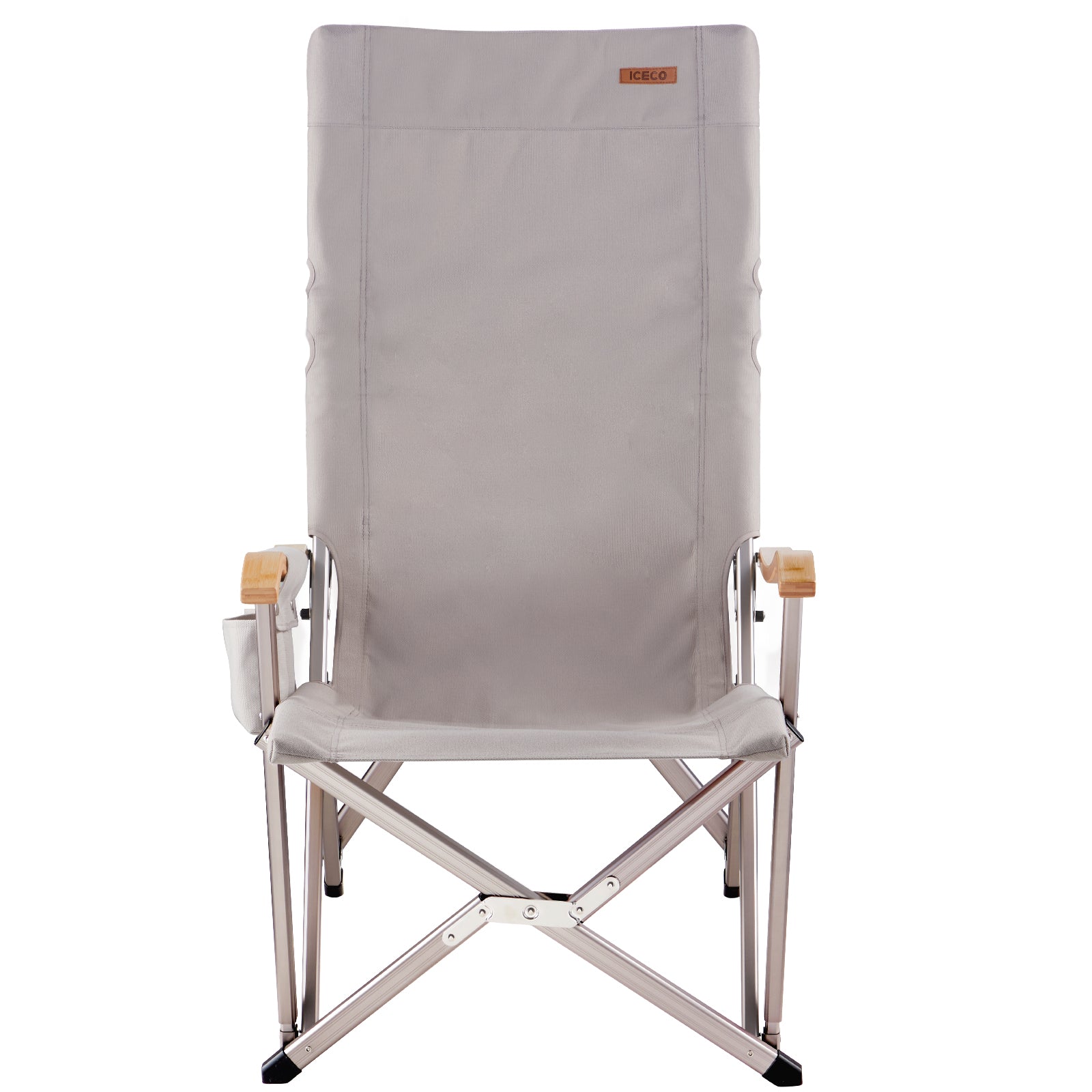 ICECO Hi1600 High Back Camping Chair - Portable Folding Outdoor Chair with Lumbar Support for Beach, Picnic, Hiking & Backyard Relaxation