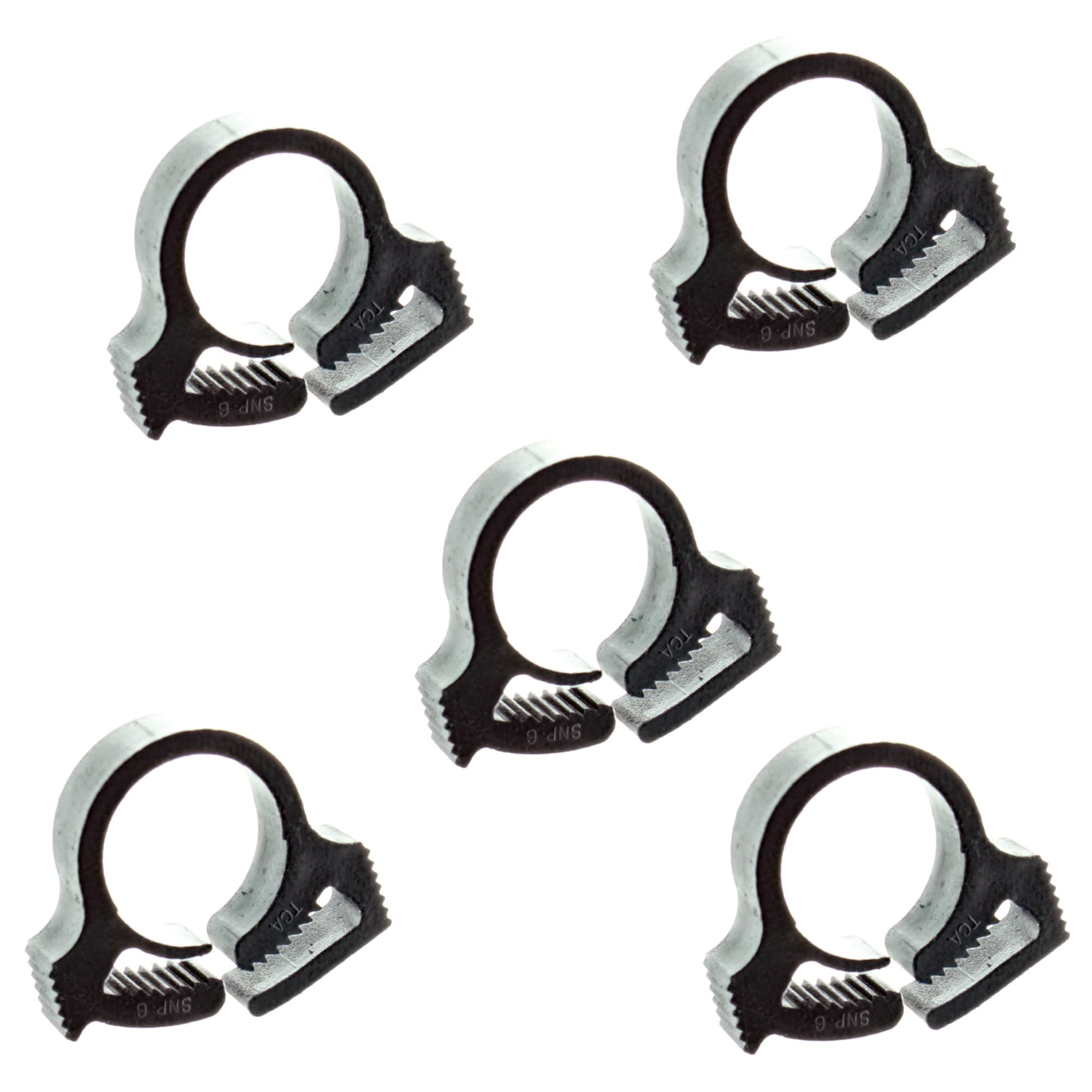 Mercury Marine OEM Nylon Snap Hose Clamp Set of 5 (54-415825) - Perfect for Marine, Automotive & Industrial Hose Connections