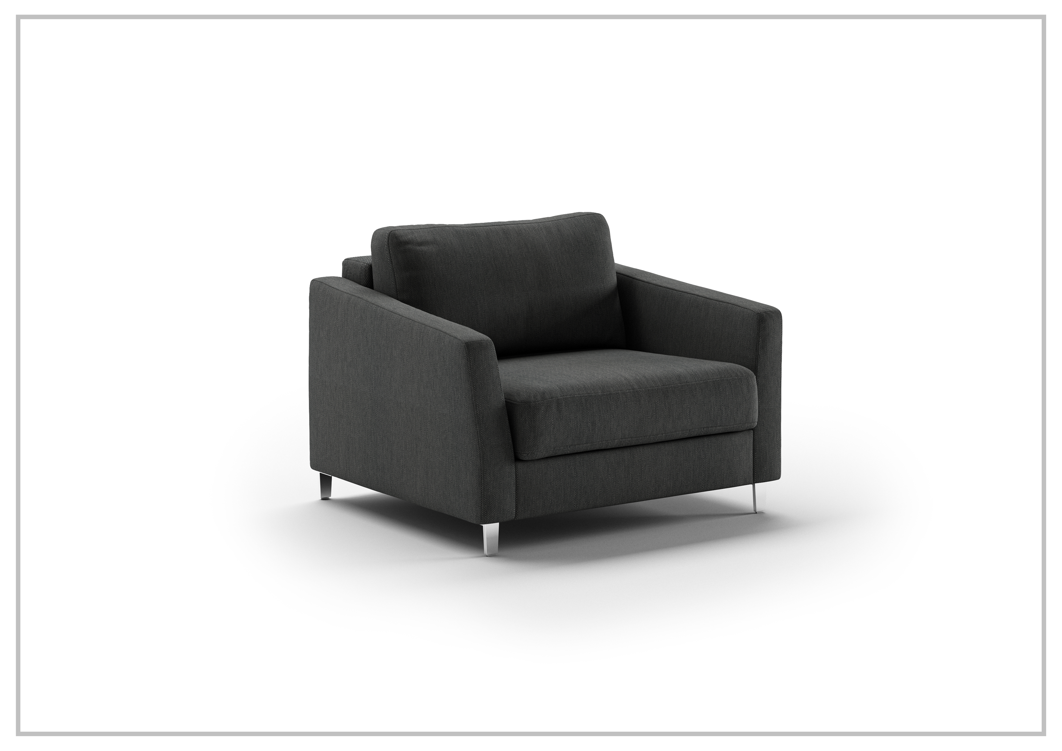 Luonto Monika Fabric Chair Cot Sleeper Sofa Bed - Convertible 3-in-1 Furniture for Small Spaces | Multiple Color Options | Perfect for Guest Rooms, Apartments & Dorm Rooms