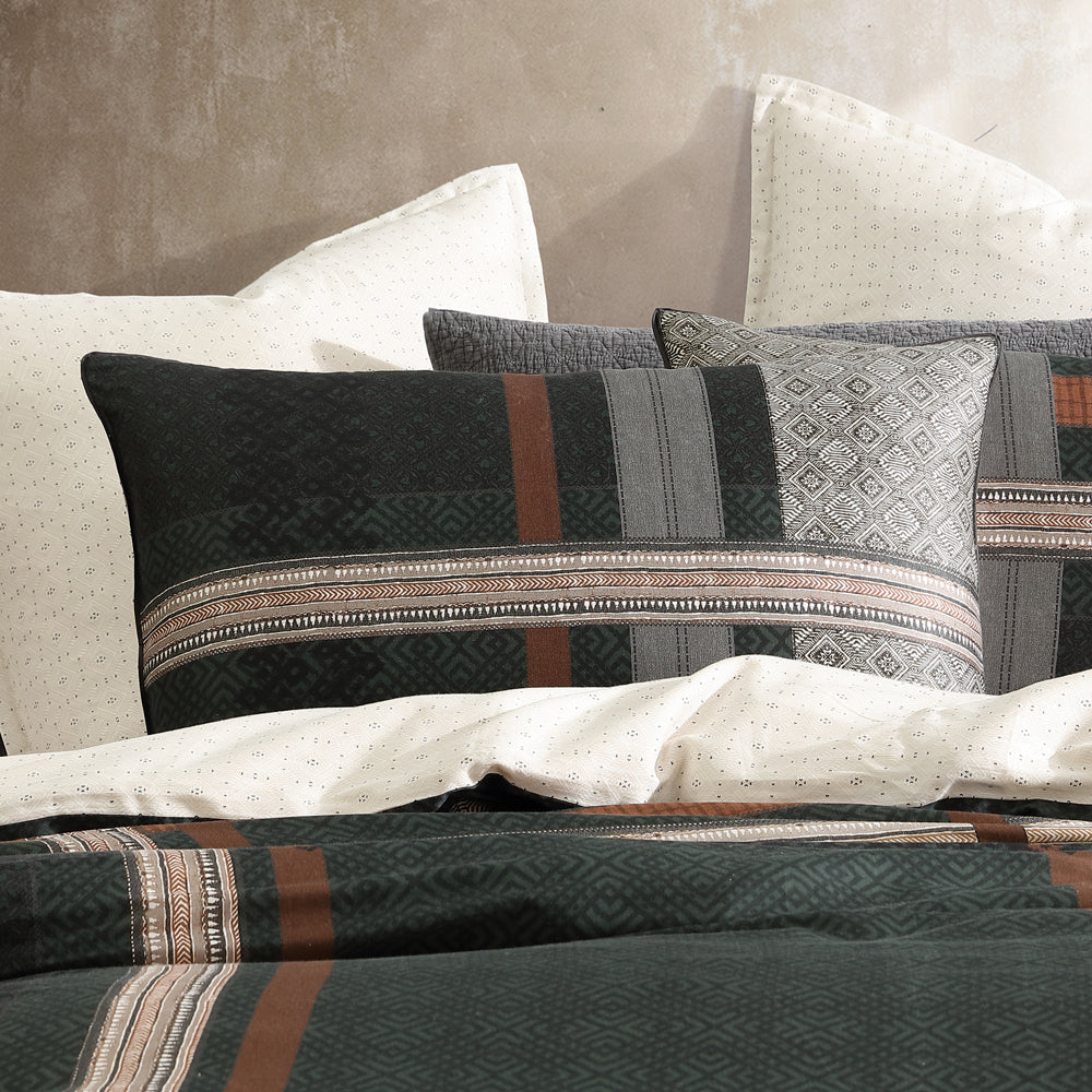 Absko Pine Quilt Cover Set King Size - 100% Cotton Luxury Bedding Set with Pillowcases - Soft & Breathable for All Seasons - Perfect for Master Bedroom, Guest Room, and Hotel Decor