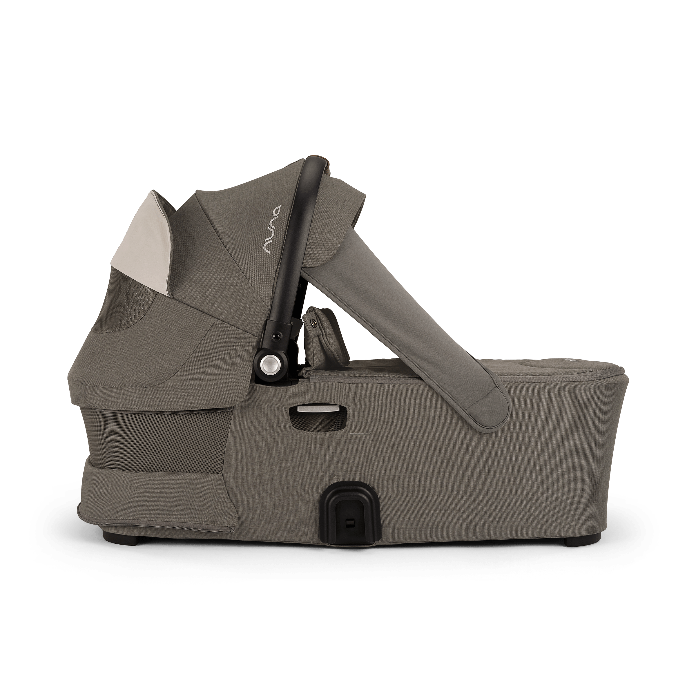 Nuna DEMI Next Bassinet with Stand - Granite Gray | Premium Baby Bassinet for Newborns | Perfect for Nursery, Bedroom & Travel
