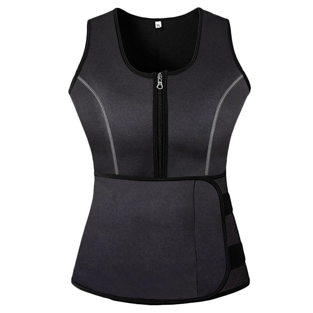Women's Slimming Sweat Vest - Body Shaper for Weight Loss & Toning - Perfect for Workouts, Yoga, and Everyday Wear