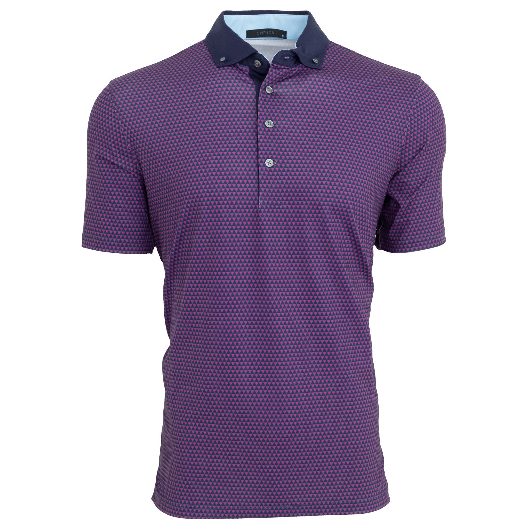 Greyson Moon & Mountain Men's Golf Polo Shirt - Moisture-Wicking, UV Protection & Breathable for Golf, Tennis & Outdoor Activities