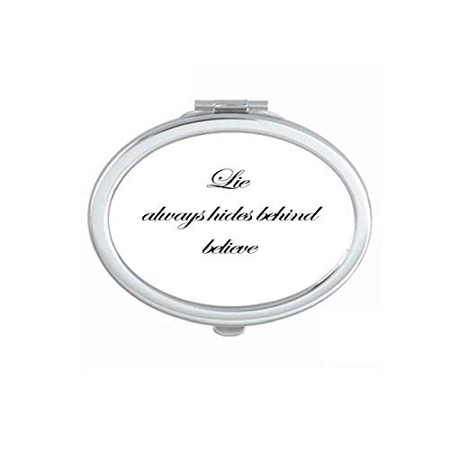 DIYthinker Portable Folding Double-Sided Makeup Mirror - Compact Travel Hand Mirror for Home, Office & Travel | Perfect for Makeup, Skincare & Grooming