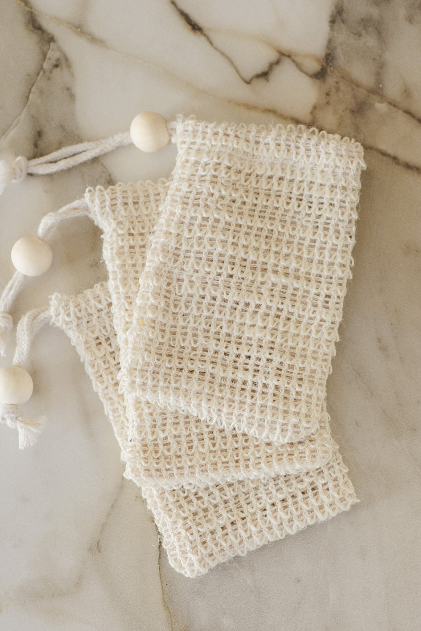 Natural Agave Woven Soap Bag - Exfoliating Body Scrubber for Shower & Bath - Eco-Friendly Loofah Alternative for Gentle Skin Exfoliation