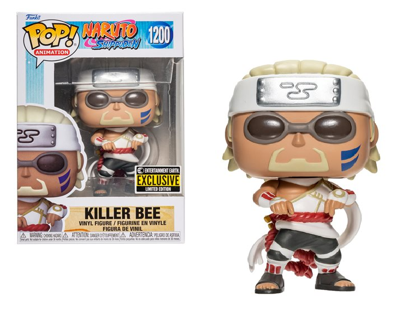 Naruto Shippuden Killer Bee (Chance of Chase) Funko Pop! Vinyl Figure - Anime Collectible for Fans & Gift Idea for Naruto Lovers