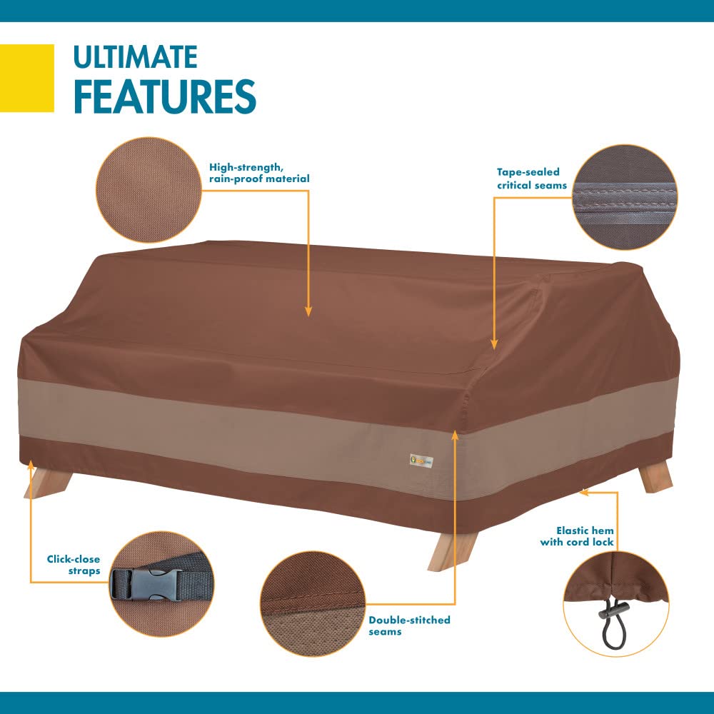 **Duck Covers Ultimate Waterproof 70 Inch Picnic Table Cover – Heavy Duty Outdoor Table Protector for Patio, Deck, and Backyard Use**