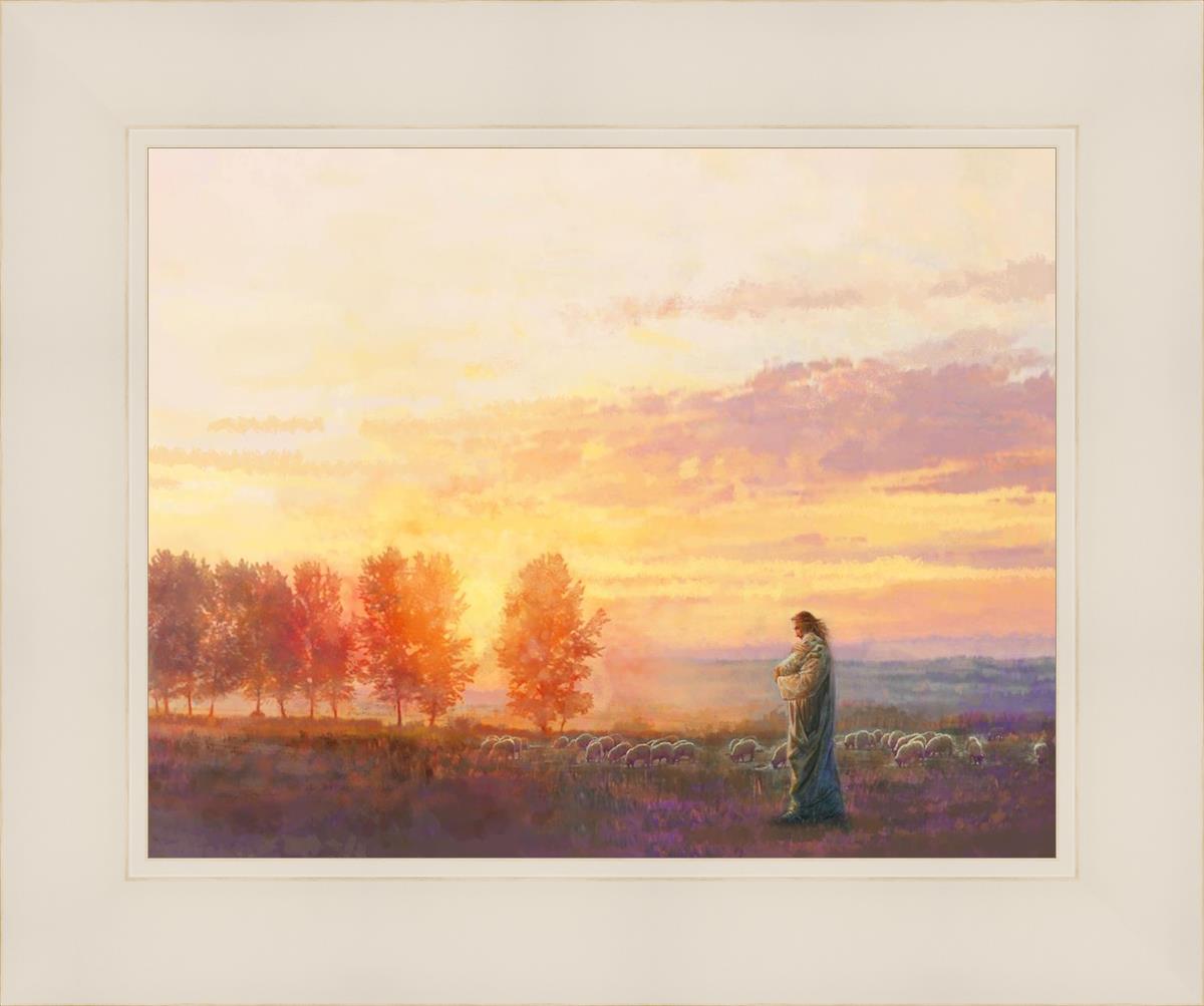 Eventide By Yongsung Kim - Premium Christian Wall Art for Home & Church Decor | Inspirational Bible Verse Canvas Painting | Perfect for Living Room, Bedroom & Worship Spaces