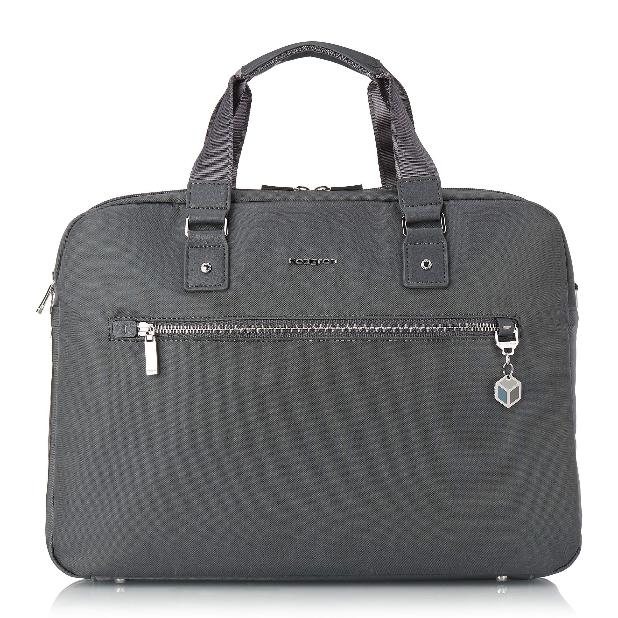 Hedgren Opalia 15.6 Inch Laptop Bag for Women & Men - Durable Business Backpack with Padded Compartment - Iron Gate Grey - Perfect for Work, Travel & Daily Commute