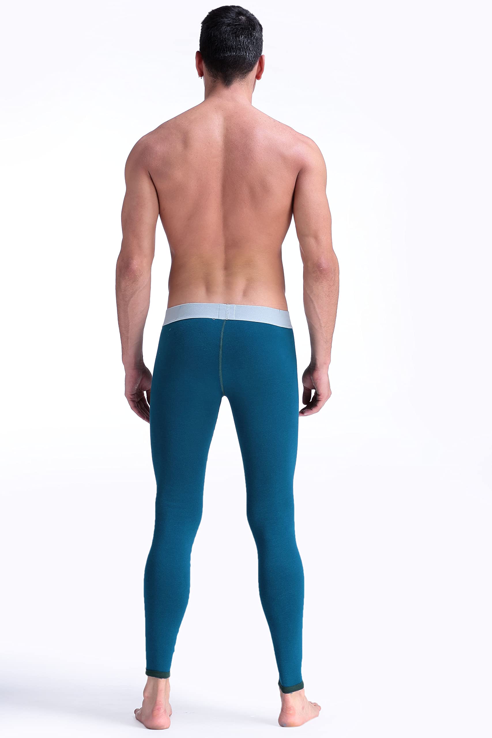 Azuki Men's Thermal Underwear Bottoms - Winter Base Layer Pants, Fleece-Lined Long Johns for Cold Weather - Perfect for Skiing, Hiking & Outdoor Activities
