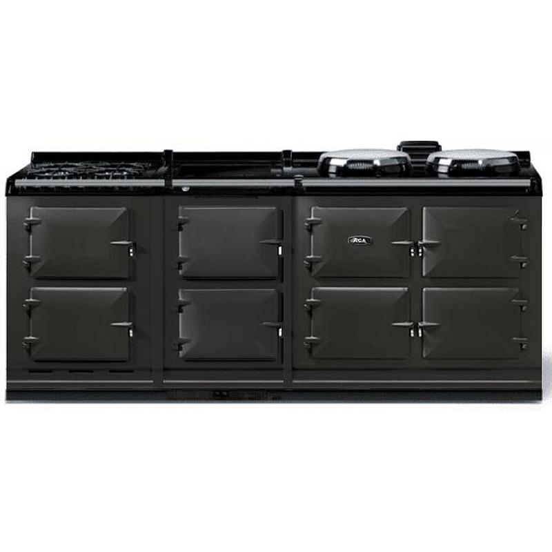 AGA 83-Inch eR7 210 Classic Electric Range with Hot Cupboard & Dual Fuel Module - Professional Kitchen Appliance for Home Chefs & Restaurants (AER7783WGLPPWT)