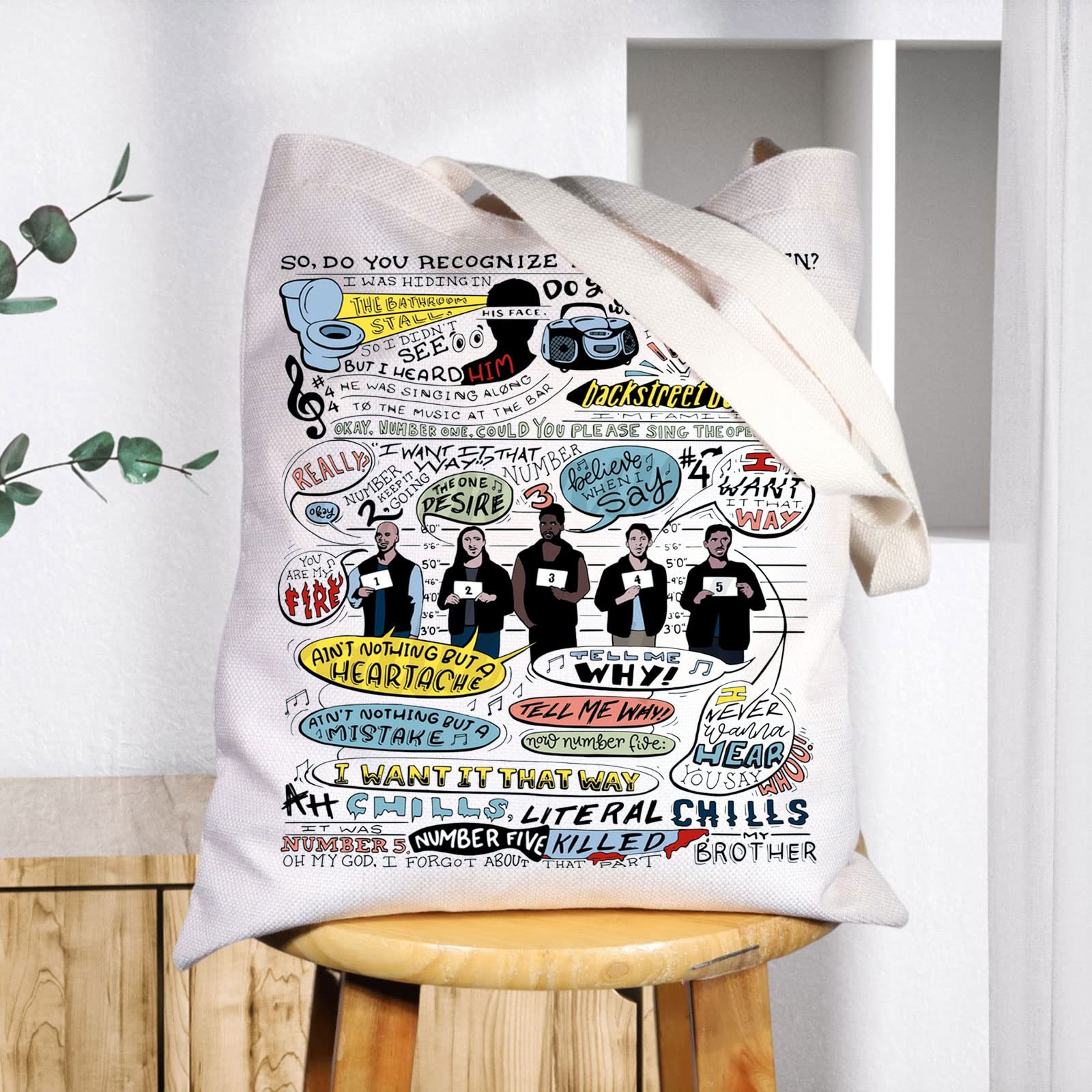 Brooklyn Comedy TV Show Tote Bag - Jack Fans Gift - 'I Want It That Way' Inspired Shoulder Bag for Women & Girls | Perfect for Comedy Shows, Fan Meetups & Daily Use