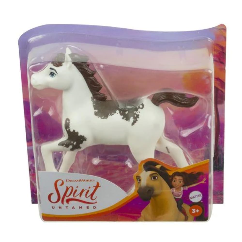 Spirit Untamed White Horse Toy - DreamWorks Animated Movie Collectible for Kids & Fans - Perfect for Playtime, Gifts & Themed Decor