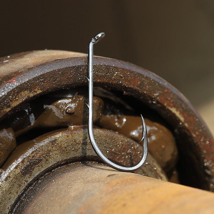 BKK Surf Baitholder R Hooks - Saltwater Fishing Hooks for Surf Fishing, Pier Fishing, and Beach Angling - High Carbon Steel Sharp Hooks for Catch and Release
