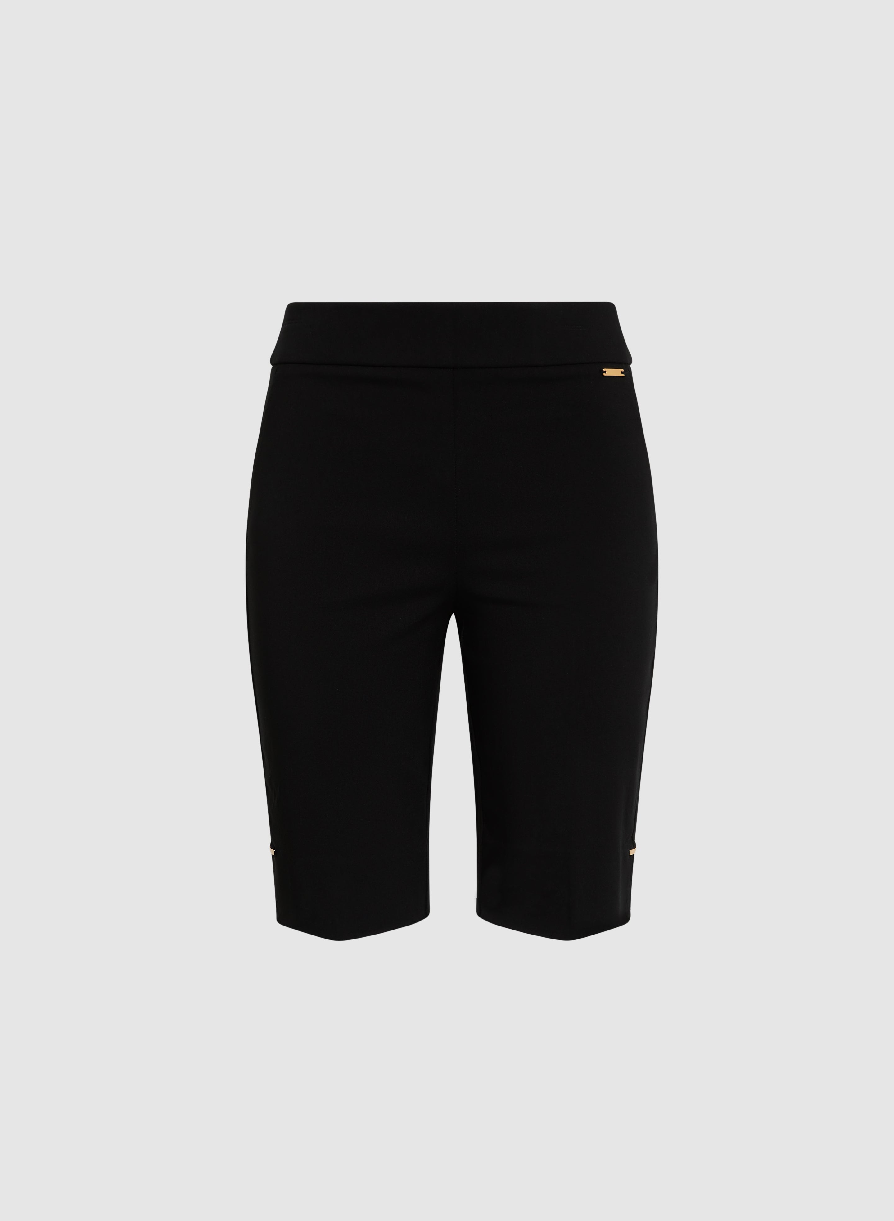 Stylish Bengaline Pull On Shorts for Women - Comfortable Stretch High Waist Casual Shorts | Perfect for Summer, Travel & Lounge Wear