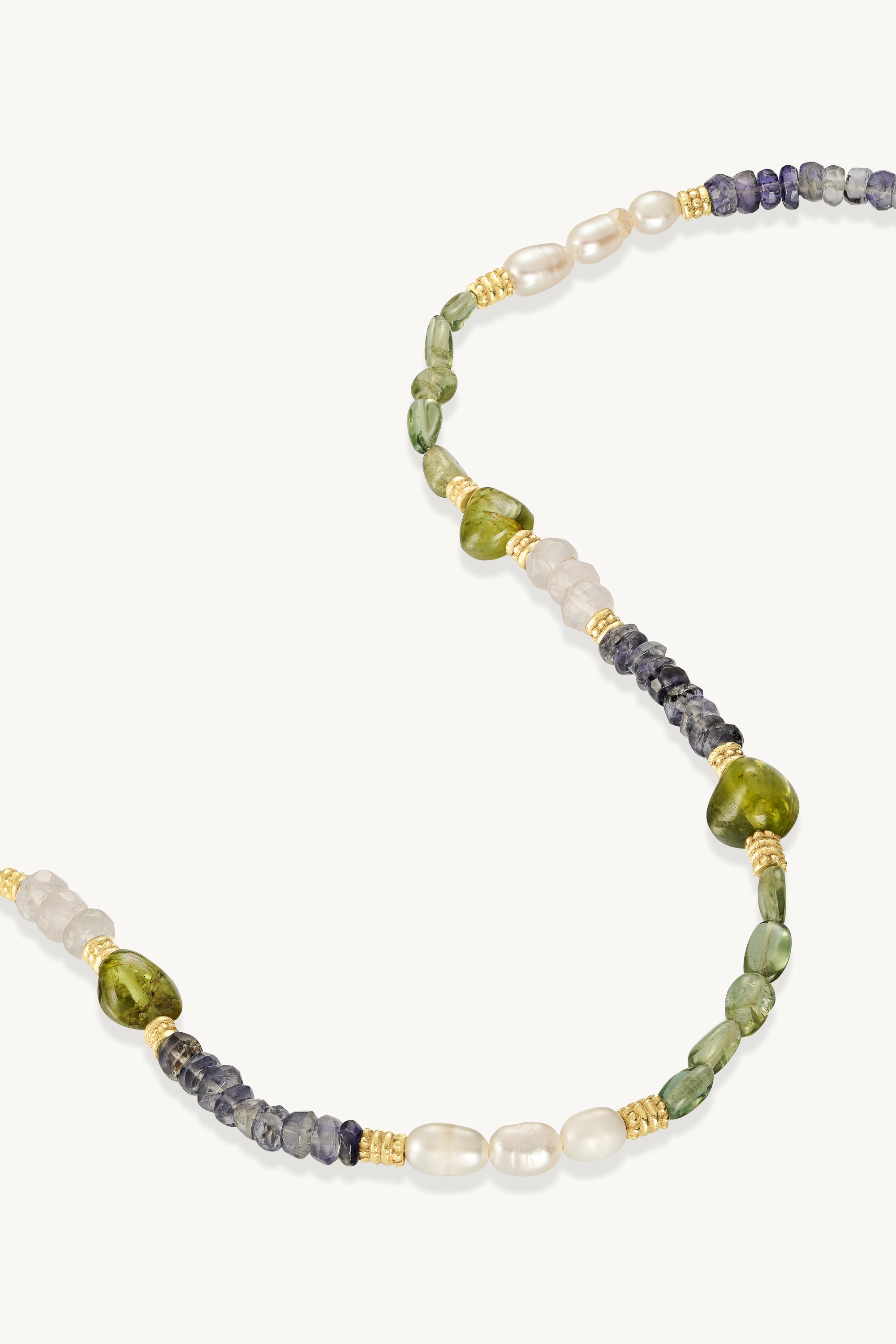 Wren Gold Beaded Necklace for Women - Elegant 14K Gold Plated Beaded Chain Jewelry - Perfect for Parties, Weddings & Everyday Wear