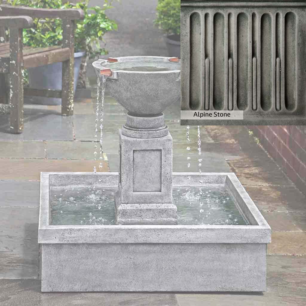 Campania International Rittenhouse Outdoor Garden Fountain - Classic Tiered Water Feature for Patio, Yard, and Landscape Decor