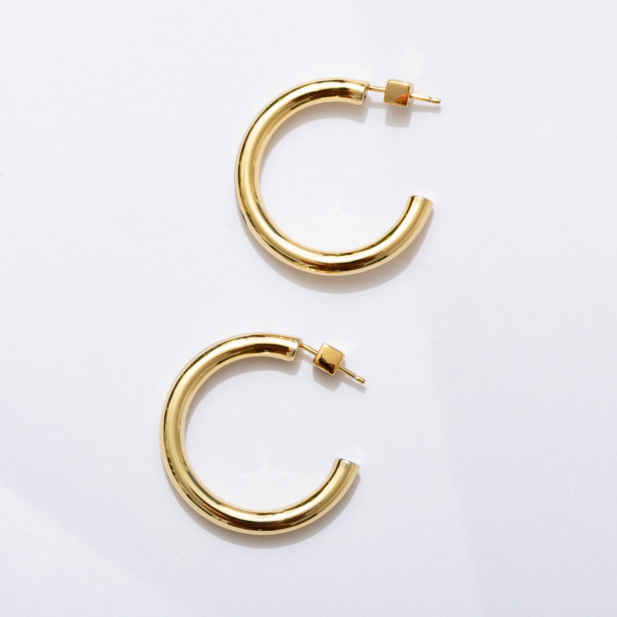 Josephine Hoops - Elegant Gold Plated Earrings for Women, Trendy Dangle Hoop Earrings for Daily Wear & Special Occasions | Perfect Gift for Her, Birthday, Anniversary, Valentine's Day