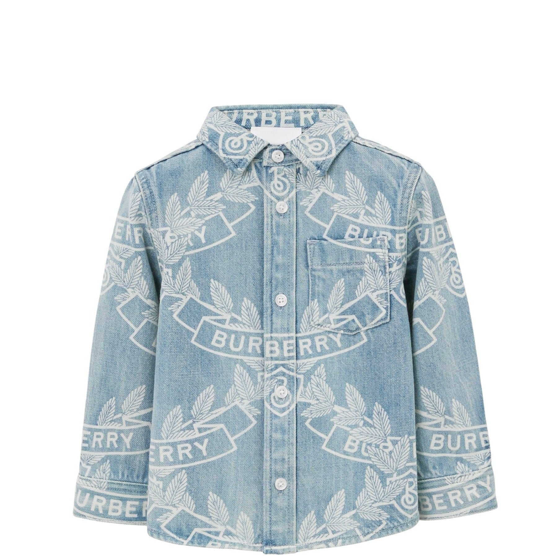 Burberry Owen Denim Shirt for Kids - Classic Blue Denim Button-Up Shirt for Boys & Girls - Perfect for School, Parties & Casual Outings
