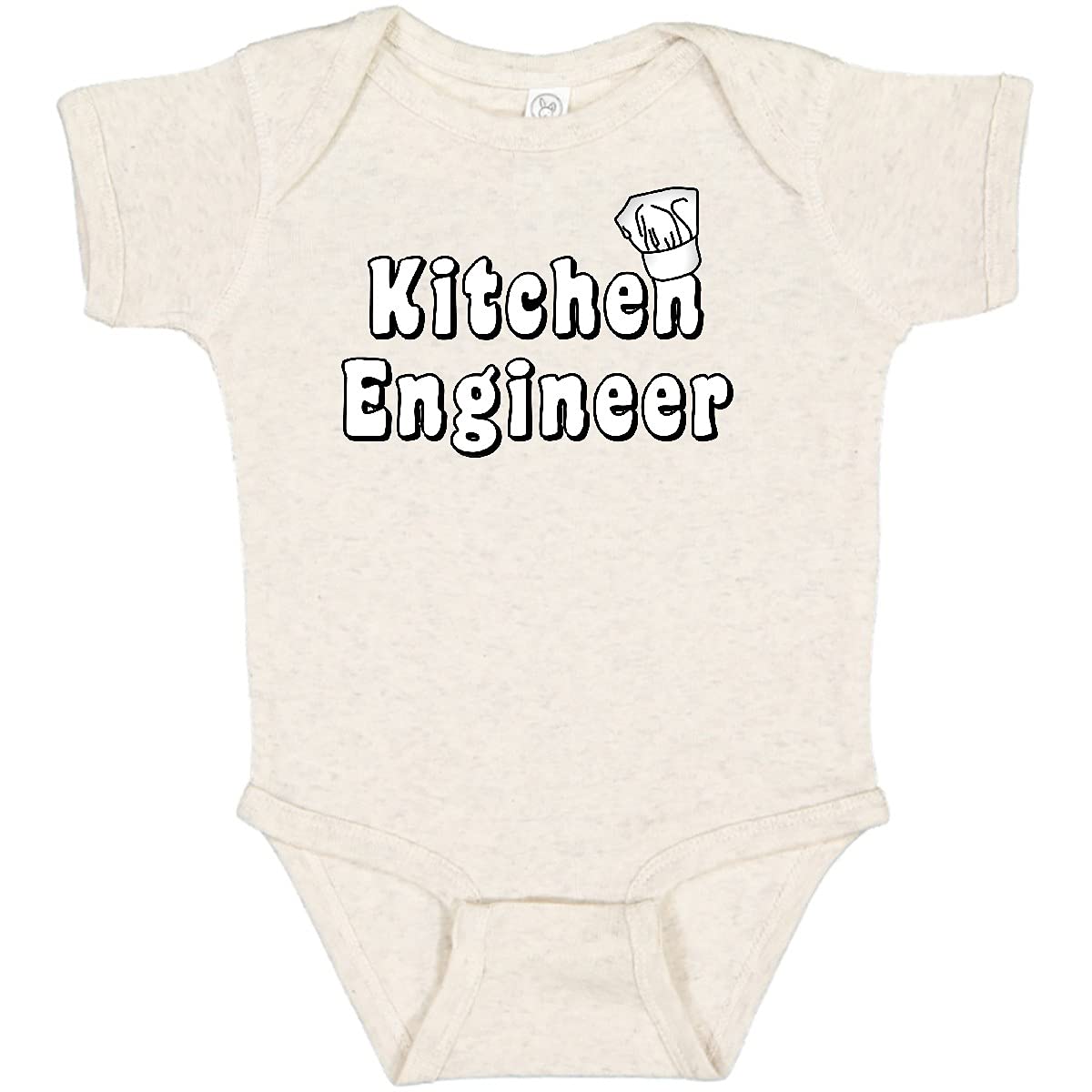 Inktastic Kitchen Engineer Baby Bodysuit - Funny Cooking-Themed Onesie for Infants & Toddlers - Perfect Gift for Chef Parents & Cooking Enthusiasts - Great for Family Cooking Events & Photo Shoots
