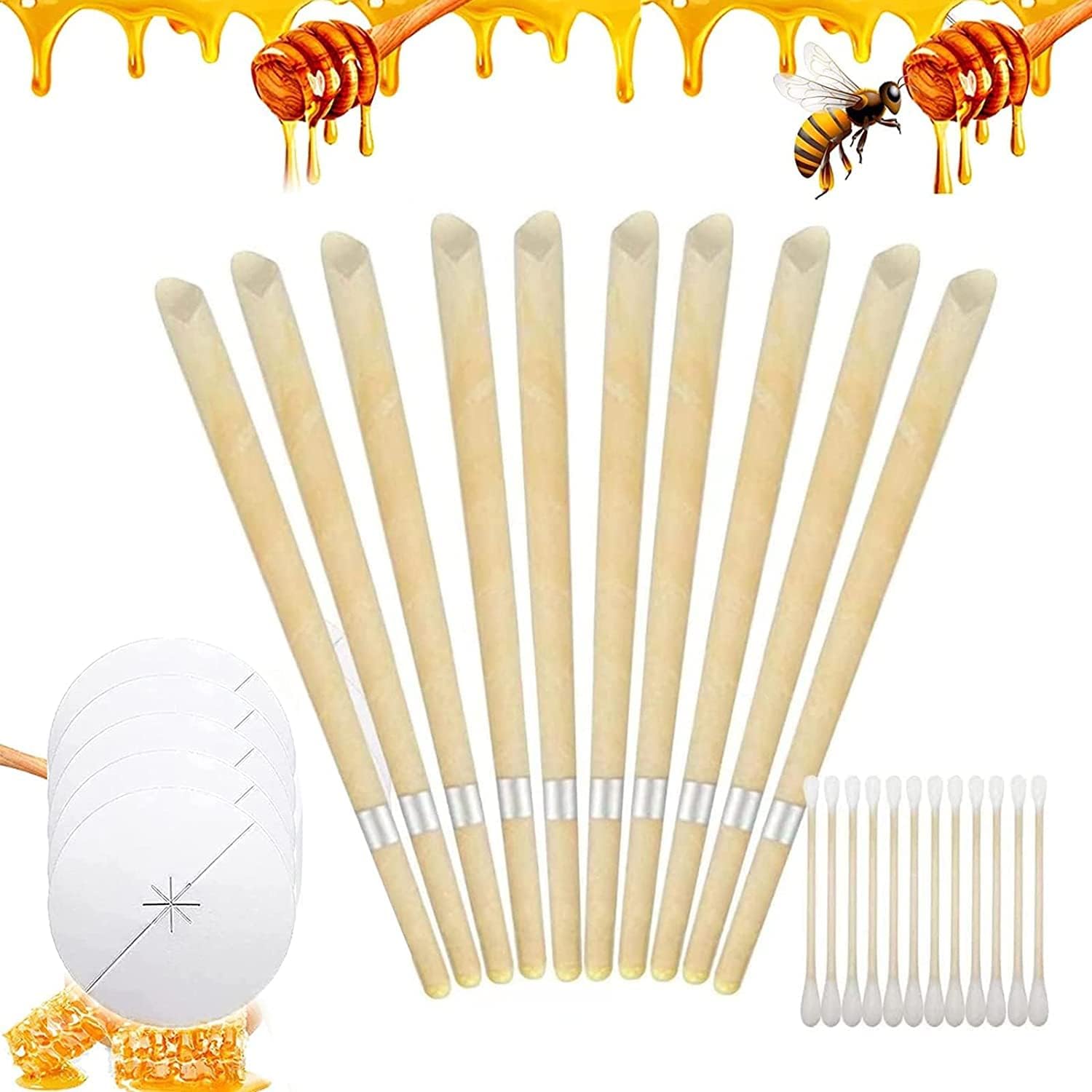 10 Pcs Ear Wax Removal Tool Kit - Safe & Gentle Earwax Remover for Adults & Kids - Ear Cleaning Tools with Light (X4) - Perfect for Home Use, Travel & First Aid Kits
