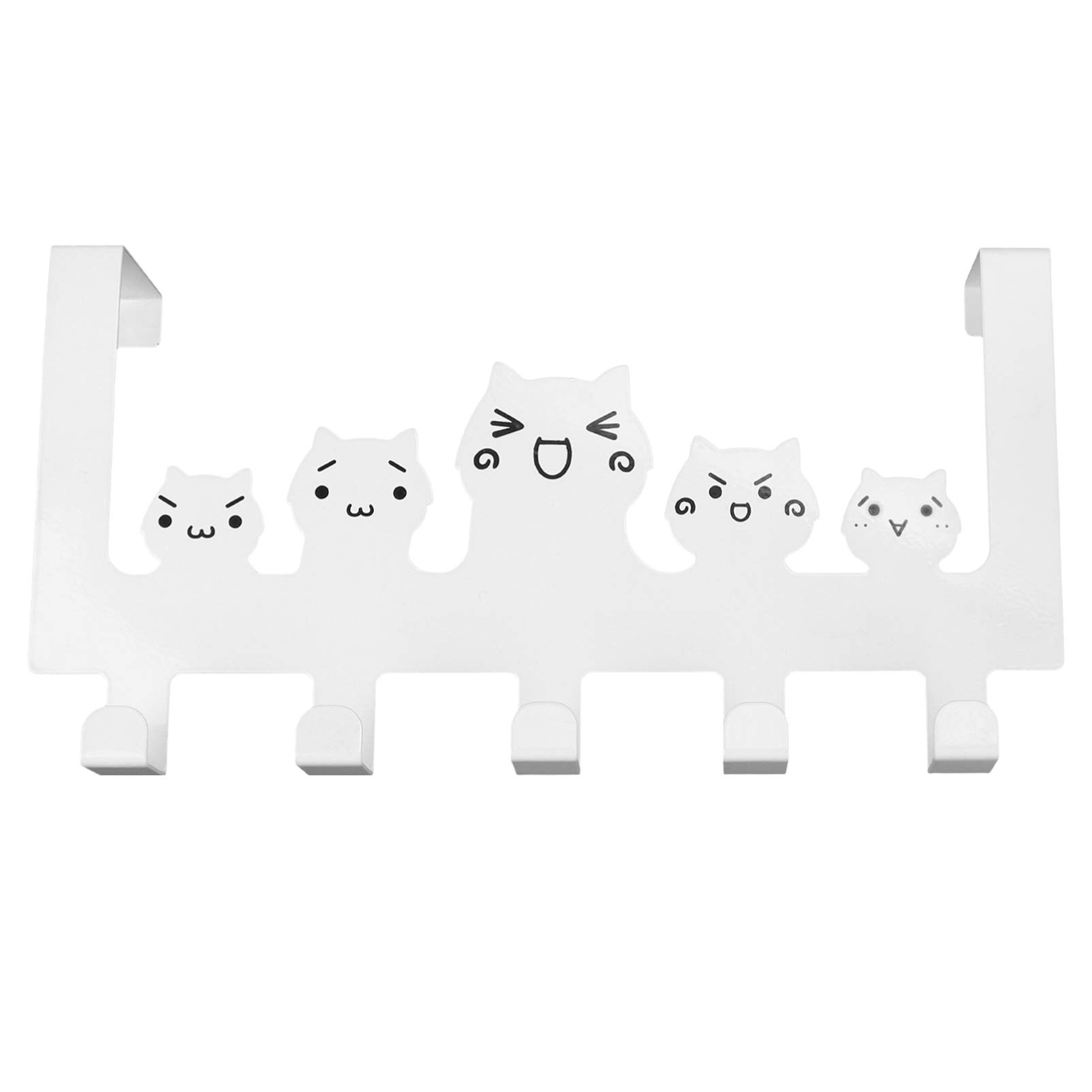 DOITOOL Decorative Wrought Iron Wall Hooks - Heavy Duty Coat Hangers for Doors, Entryways & Closets - Space Saving Storage Solution for Hats, Bags, Keys & Home Organization