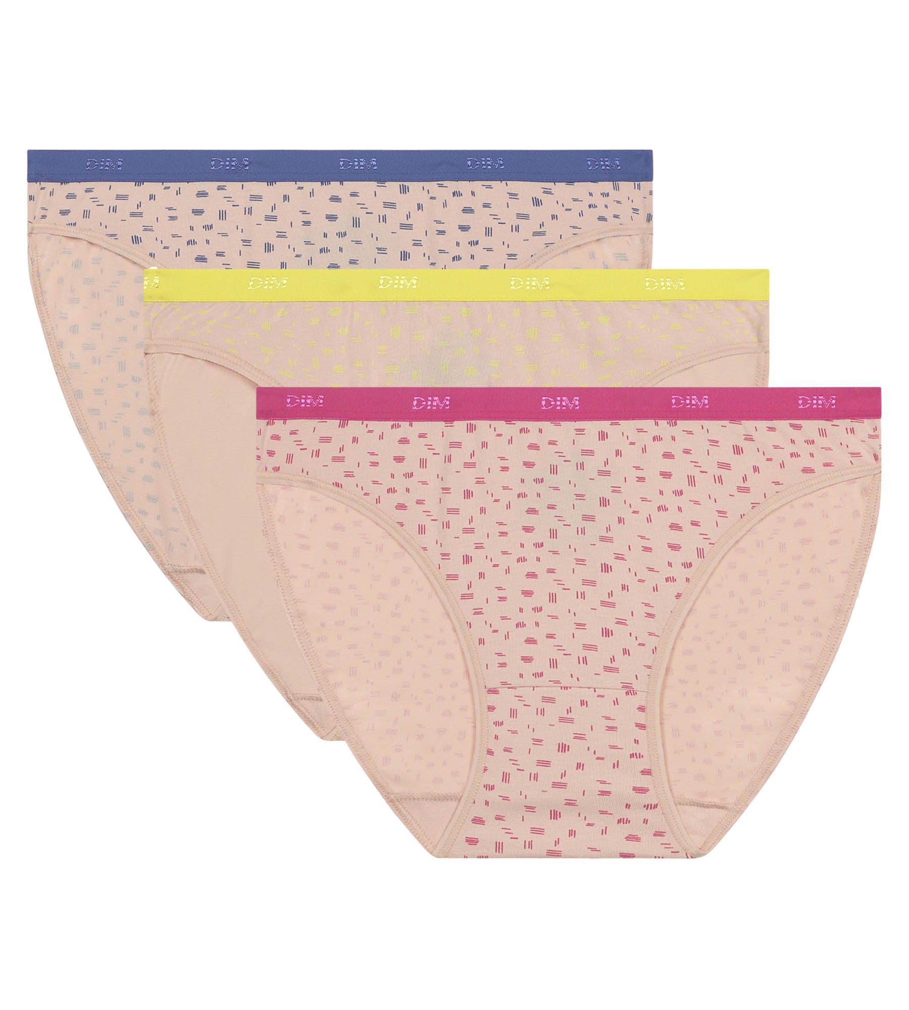 3 Pack Stretchy Cotton Underwear with Neon Print - Soft, Breathable & Comfortable for Women - Perfect for Daily Wear, Workout & Lounge