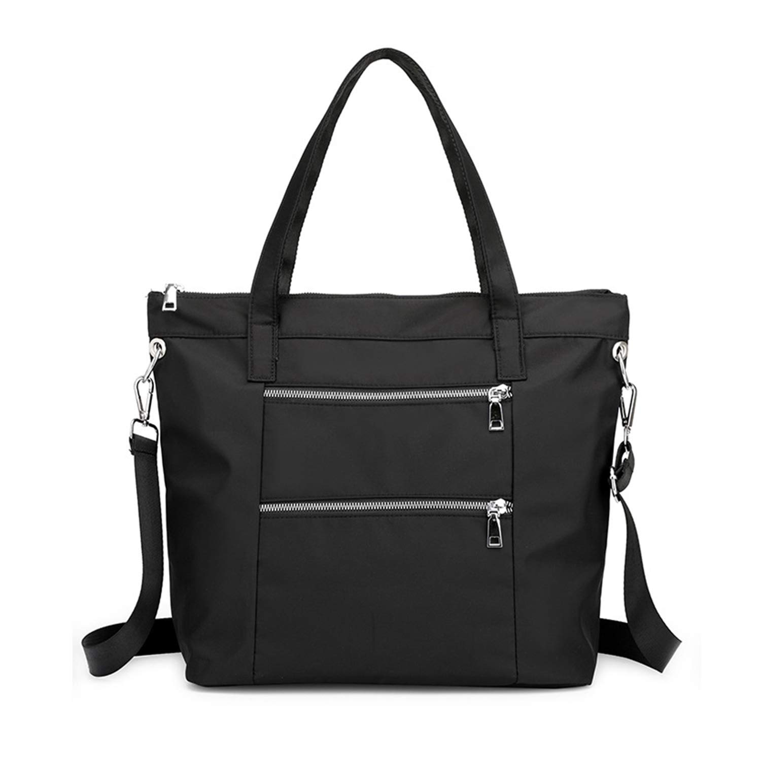 Waterproof Nylon Tote Bags for Women - Lightweight Shoulder Handbag with Multiple Pockets - Perfect for Work, Travel, Shopping & Daily Use