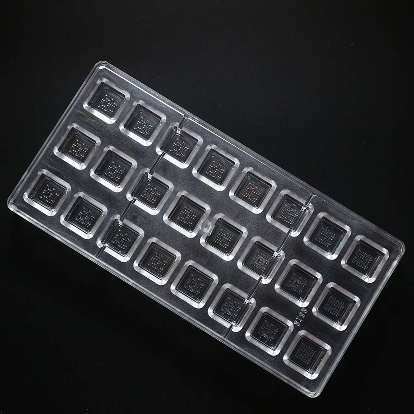 Premium Polycarbonate Chocolate Mold Set - DIY Candy Mould for Baking, Clear Hard Plastic Bakeware for Pastry Making (19334) - Perfect for Homemade Chocolates, Cake Decorations & Candy Crafts