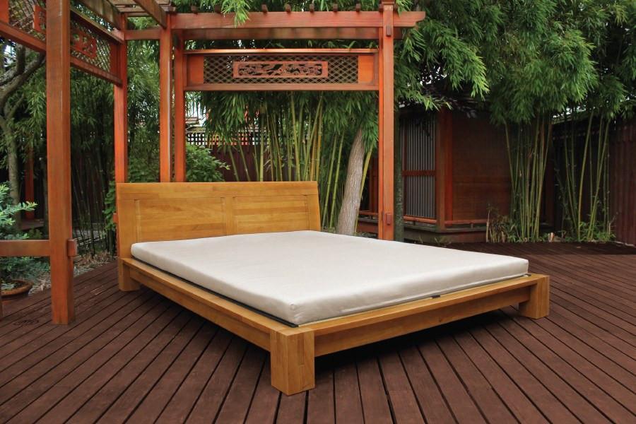 Organic Shikibuton Latex Mattress Topper 3.5 Inch - Natural Japanese Floor Futon for Comfortable Sleeping, Yoga & Meditation - Perfect for Small Spaces, Guest Rooms & Minimalist Living
