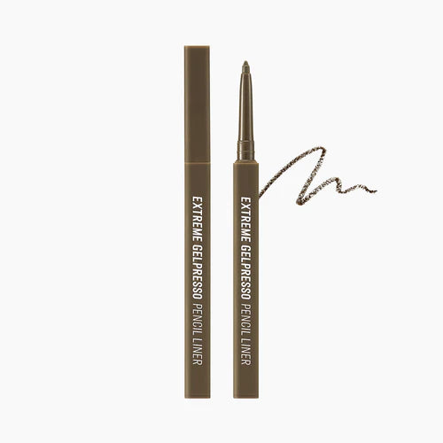 CLIO Extreme Gelpresso Pencil Eyeliner 0.35g - Long Lasting Waterproof Smudge Proof Eye Liner for Precise Winged Liner & Tightlining - Perfect for Everyday Makeup & Special Occasions