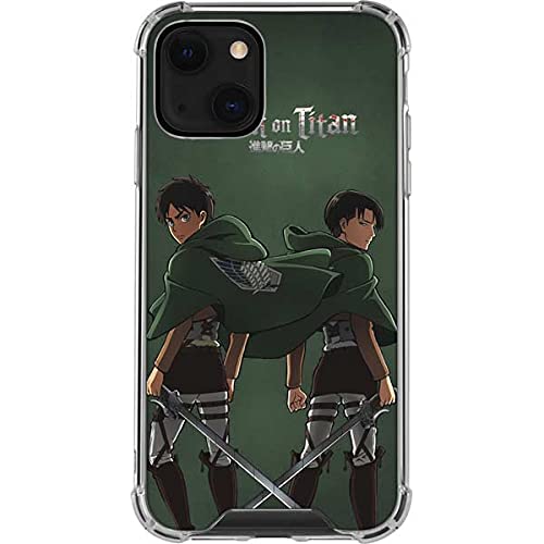 Skinit Clear iPhone 13 Case with Official Funimation Attack On Titan Logo - Slim Protective Cover for iPhone 13 - Perfect for Anime Fans & Daily Use
