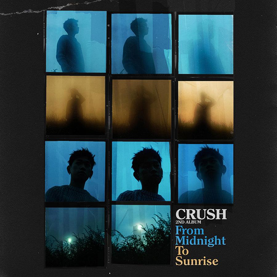 CRUSH 2nd Album 'From Midnight to Sunrise' - K-Pop CD with Exclusive Photocards | Perfect for K-Pop Collectors & Late-Night Listening Sessions