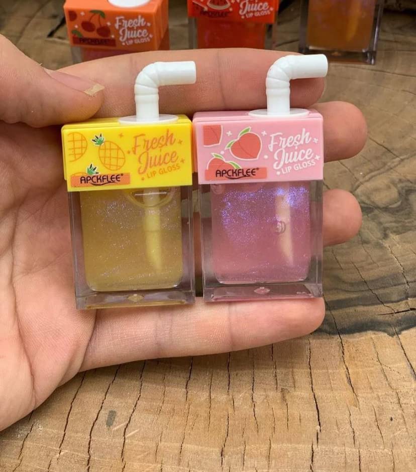 Hydrating Lip Oil for Dry Lips - 2 Pack with Random Flavors - Perfect for Daily Moisture & Natural Gloss